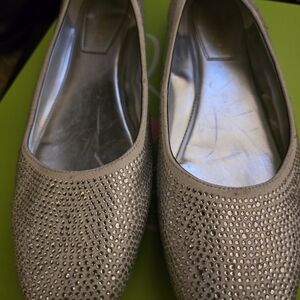 Elegant Silver Women's Flats